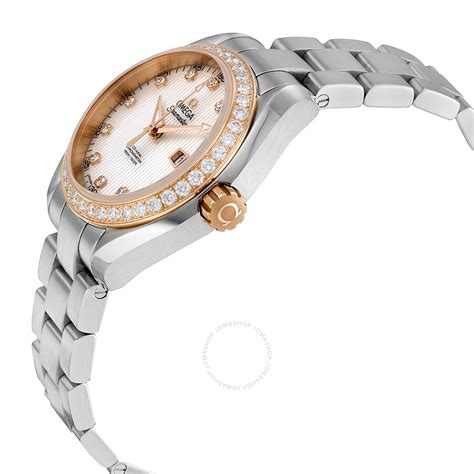 omega seamaster aqua terra ladies diamond watch|Omega Seamaster aqua terra thickness.